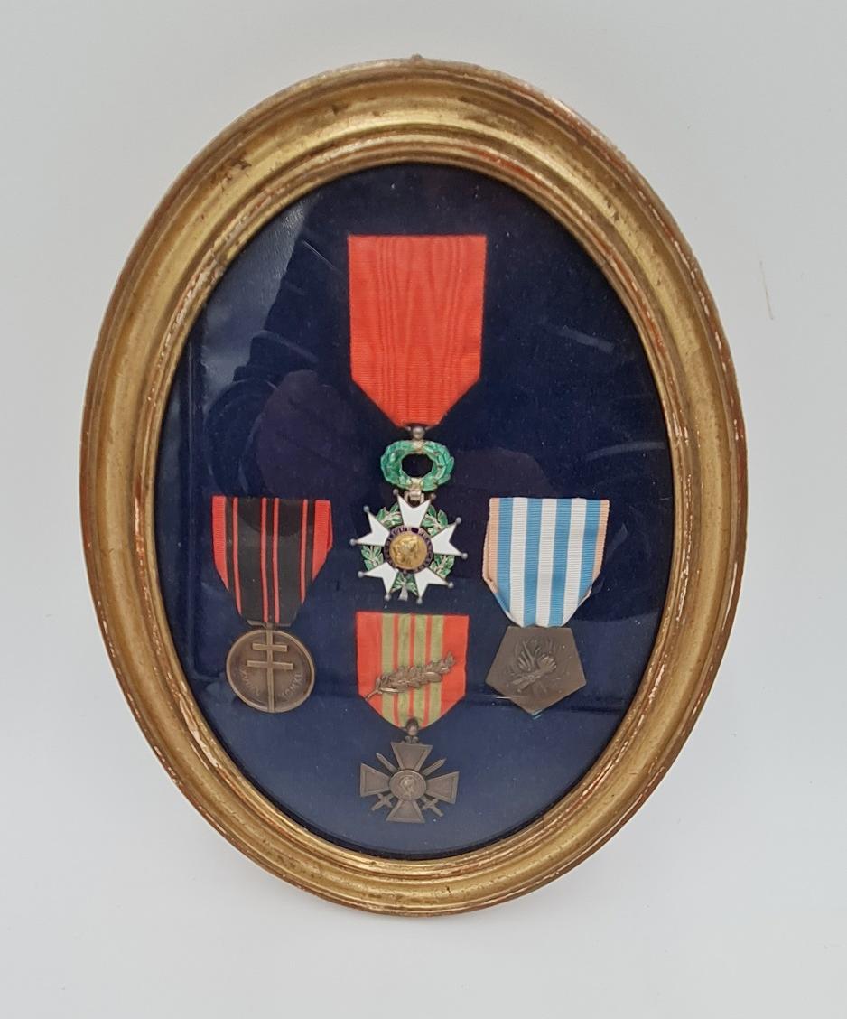militaria : Tableau Médailles française  w2  JCP0486