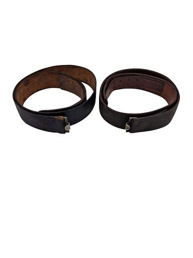 militaria : LOTS 2 CEINTURONS ALLEMAND