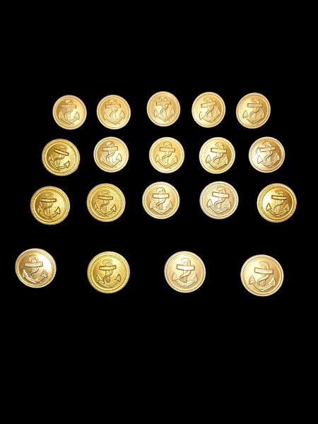 militaria : LOTS BOUTONS KRIEGSMARINE W2