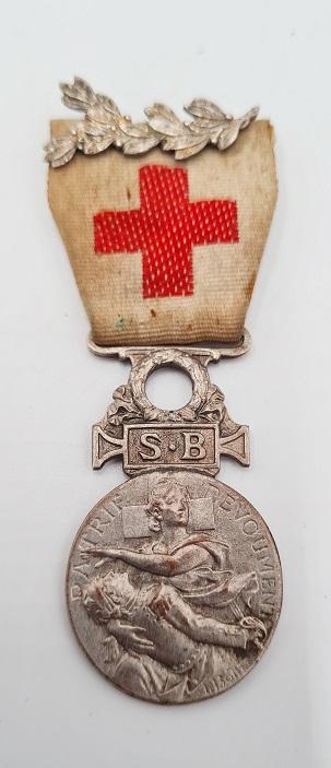 militaria : Médaille NATIONALE DE LA CROIX ROUGE 1864-1866